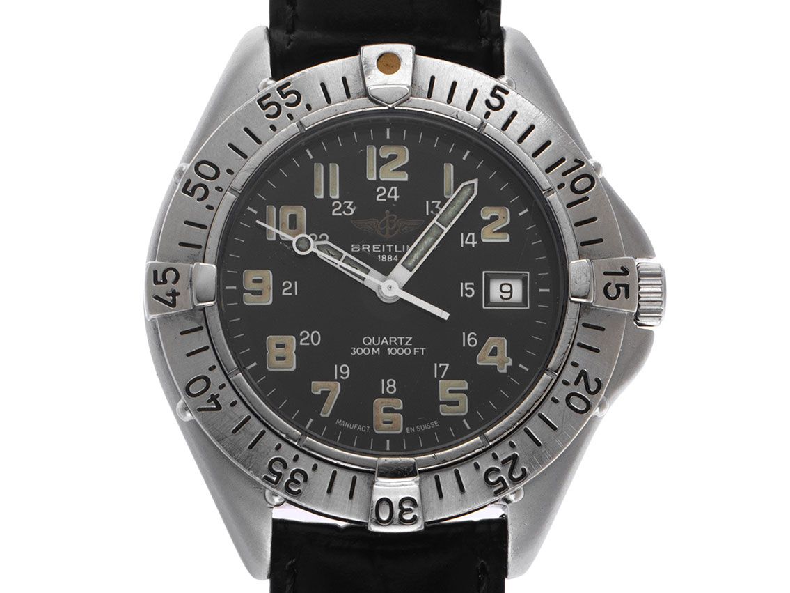 Breitling Colt Ref.A57035 Bj.1992 original Box original Vintage Unpoliert