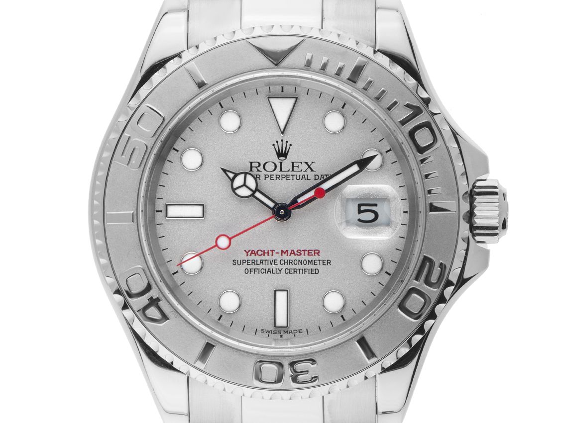 Rolex Yacht-Master Stahl Platin Automatik 40mm Ref.16622 Vintage 