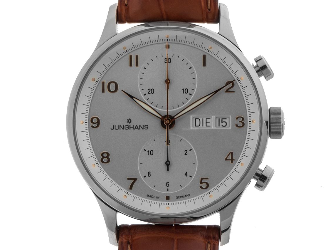 Junghans Attache Chronoscope Chronograph Stahl Automatik