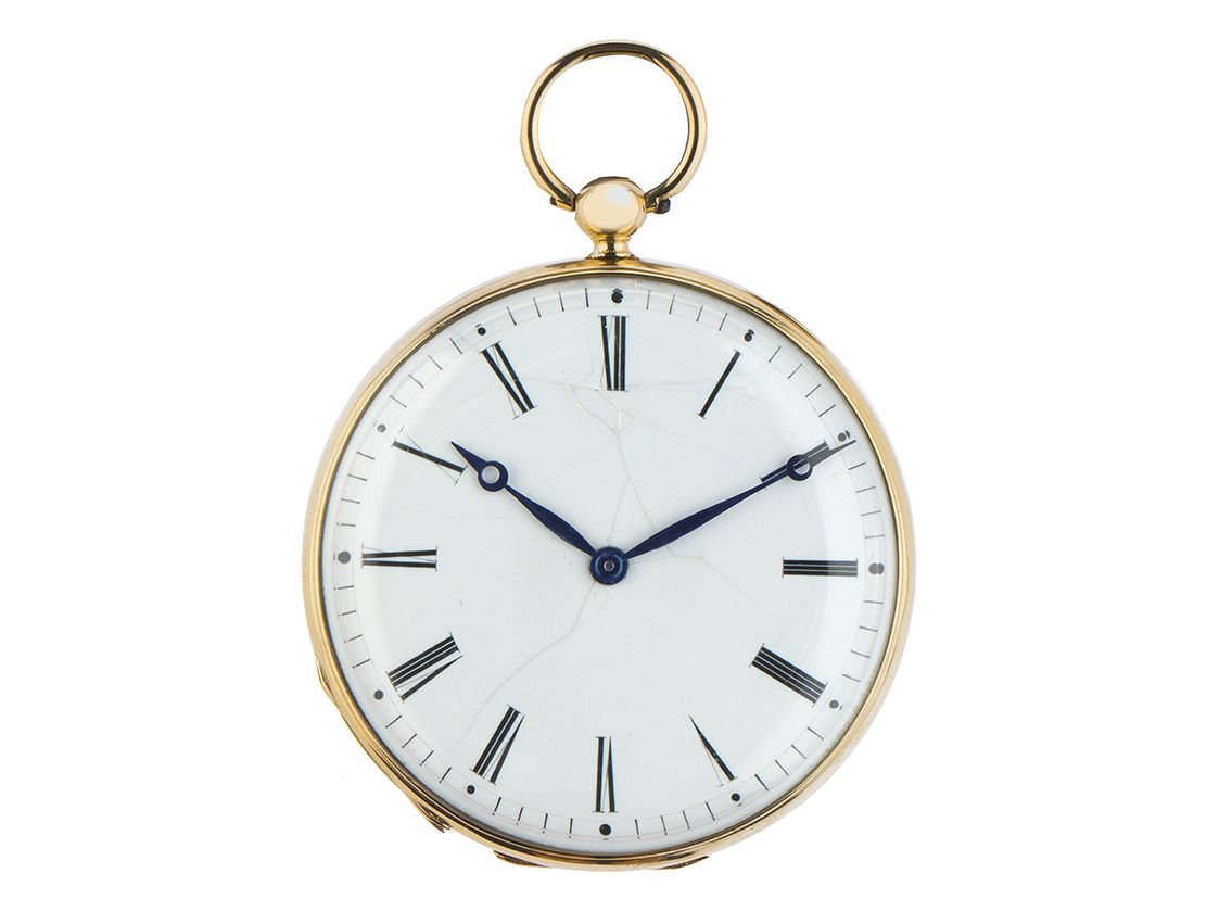 Vacheron Constantin Aiguillere Taschenuhr 18kt Gelbgold Handaufzug 46mm Vintage Bj.1860 mit Zertifikat über 16.000,-€