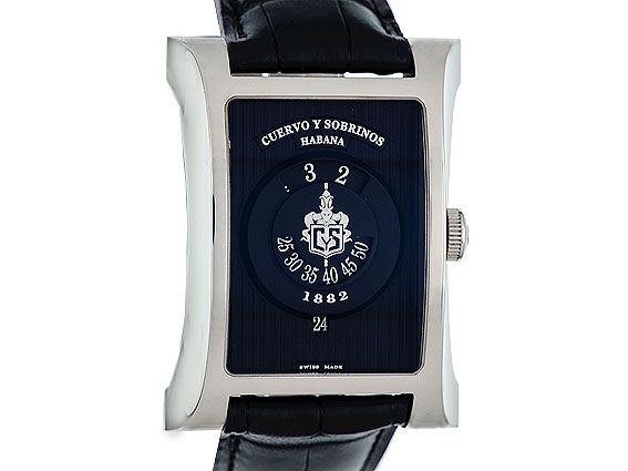 Cuervo Y Sobrinos Espléndidos 1882 Stahl Automatik 47x31mm UVP 3.500,- Neu