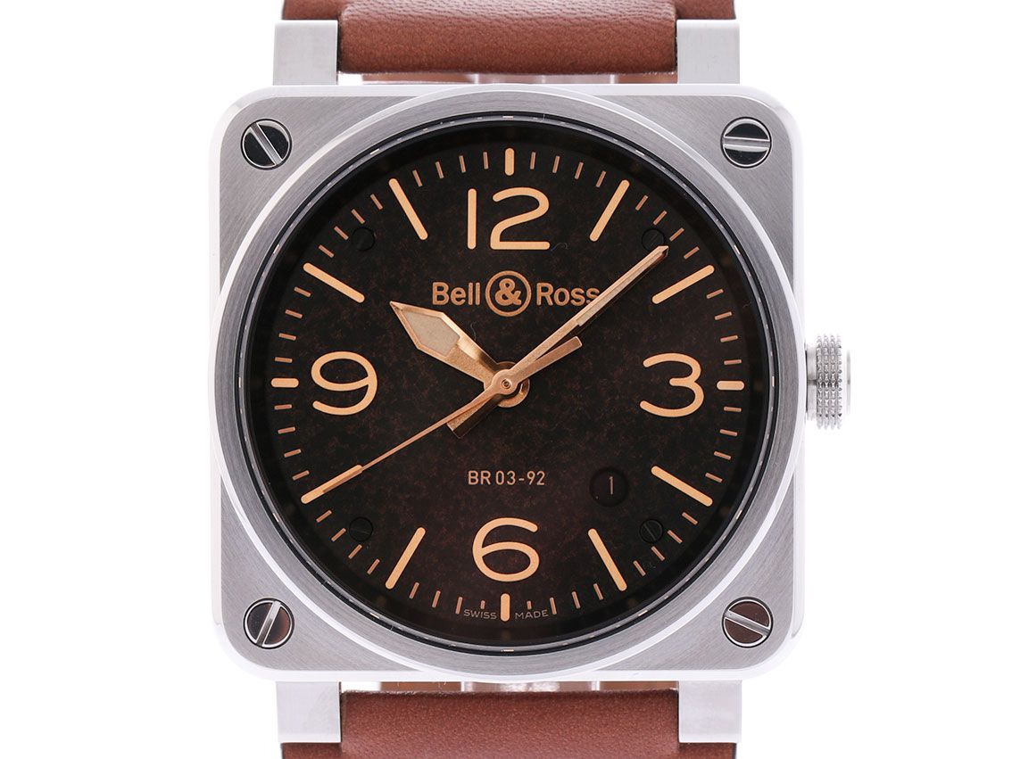 Bell & Ross Aviation BR 03-92 Golden Heritage Stahl Automatik 42x42mm Ungetragen