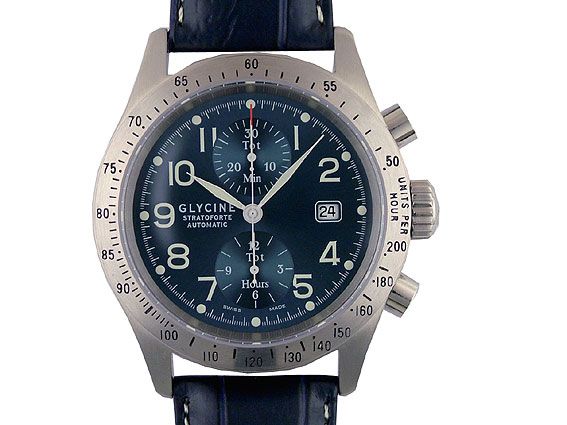 Glycine Stratoforte Chronograph Automatic 46mm Neu