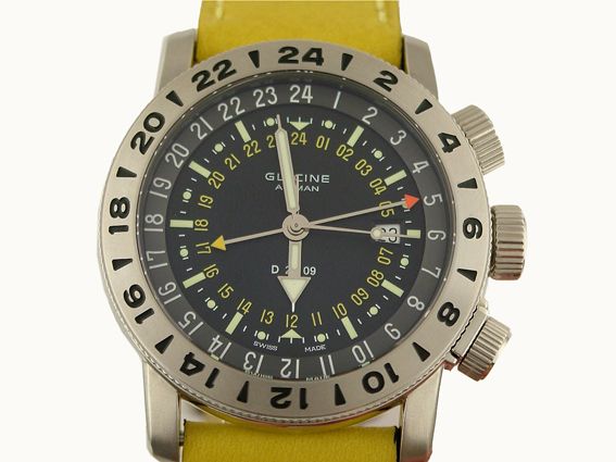 Glycine Airman Double 2409 Limitiert 44mm Neu