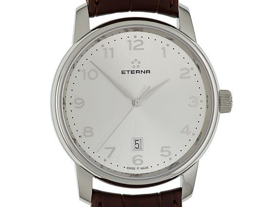Eterna Soleure Stahl Automatik Date 42mm Ungetragen