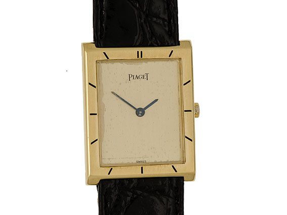 Piaget Classique Handaufzug 18kt Gelbgold 30x24mm Vintage