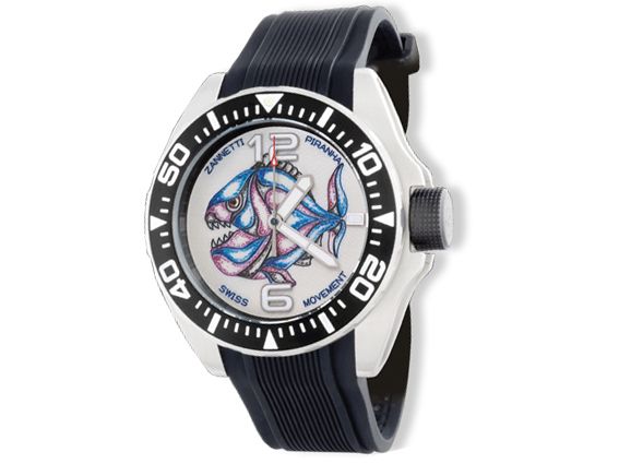 Zannetti Piranha Mother of Pearl Stahl Automatik 51mm UVP 4.500,- Neu