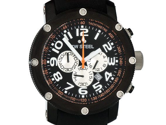 TW Steel Chronograph Dakar Sport Stahl Black TW 445 Limitiert 49mm wie Neu