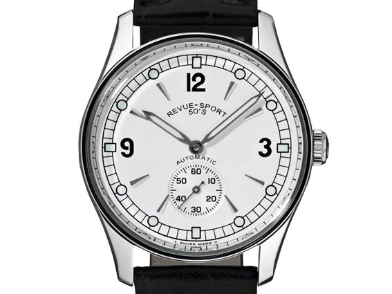 Revue Thommen Sport 50s Stahl Automatik Manufakturwerk GT55 36mm UVP 2.850,- Neu