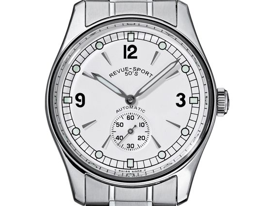 Revue Thommen Sport 50s Stahl Automatik Manufakturwerk GT55 36mm UVP 3.000,- Neu