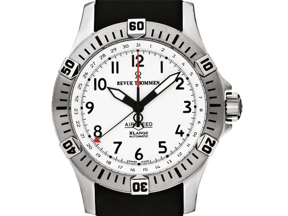 Revue Thommen Airspeed XLarge Pioneer Stahl Automatik 44mm UVP 1.800,- Neu