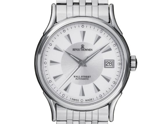 Revue Thommen Wallstreet Stahl Automatik 37mm UVP 1.110,- Neu
