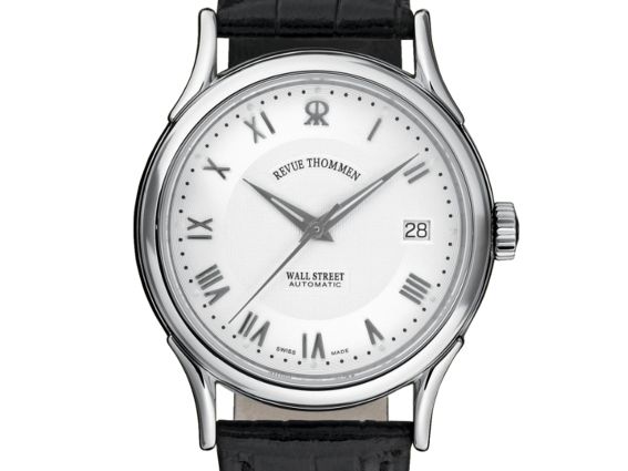Revue Thommen Wallstreet Stahl Automatik 37mm UVP 960,- Neu