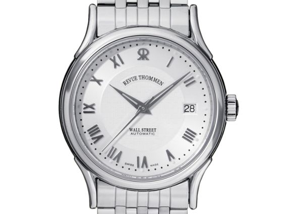 Revue Thommen Wallstreet Stahl Automatik 37mm UVP 1.110,- Neu