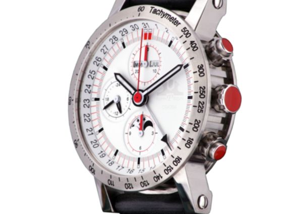 Temption CGK204 White Stahl Automatik Chronograph Vollkalender Mondphase 43mm Neu UVP 2.680,-€