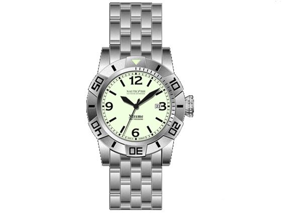 Nauticfish Xtreme Expedition I 2000M Stahl Automatik Superluminova Kal.SW20A 45mm Neu