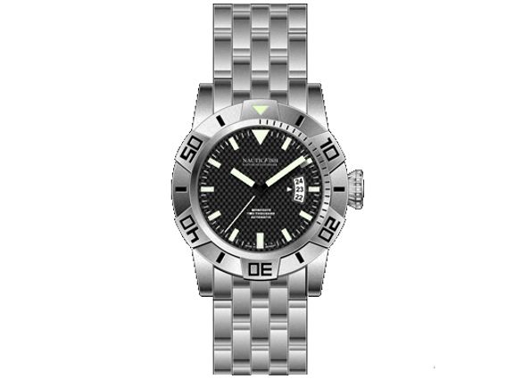 Nauticfish MSC A-Grade Carbon 2000M Stahl Automatik Superluminova Kal.SW20A 45mm Neu