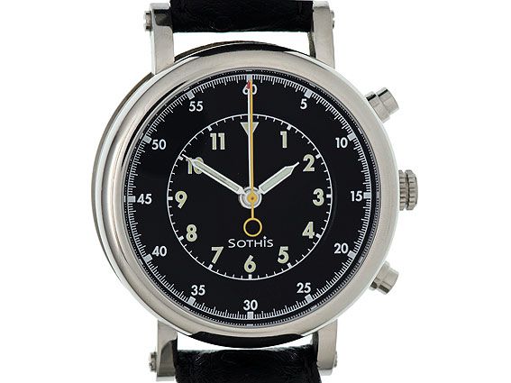 Sothis Central Chronograph Stahl Automatik Limitiert 43mm Vintage Bj.2001 Box&Pap. Full Set mit Zertifikat über 3.900,-€