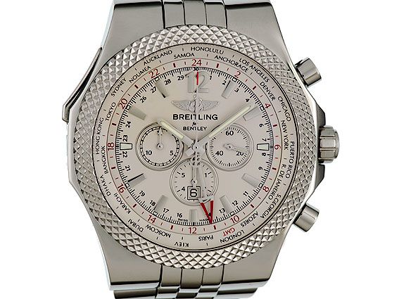 Breitling for Bentley GMT Stahl Automatik Chronograph 49mm Stahlband UVP 9.520,- Ungetragen