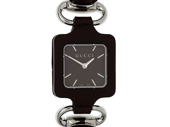 Gucci Collection 1921 Stahl Leder Quarz 25x25mm UVP 880,- Ungetragen