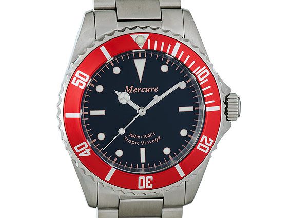 Mercure Tropic Vintage Stahl Automatik 42mm Neu