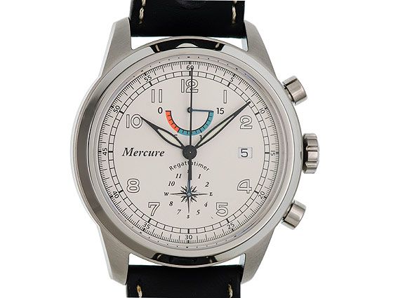 Mercure Regattatimer Chronograph Stahl Automatik 44mm Neu
