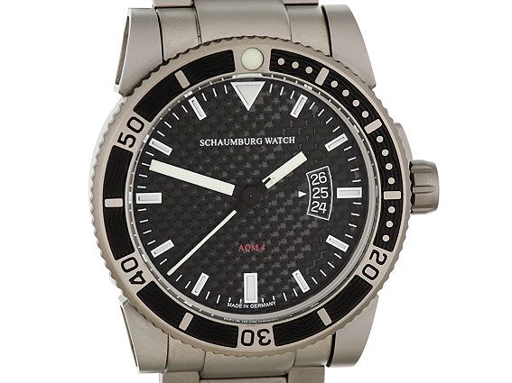Schaumburg Watch AQM 4 Carbon A-Grade Stahl Automatik 45mm inkl. Uhrenbeweger UVP 1.325,- Neu