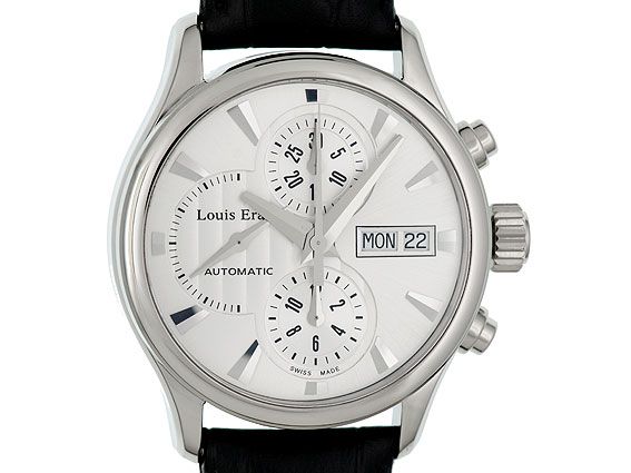 Louis Erard Les Asymetriques Stahl Chronograph Automatik 40mm UVP 1.299,- Neu