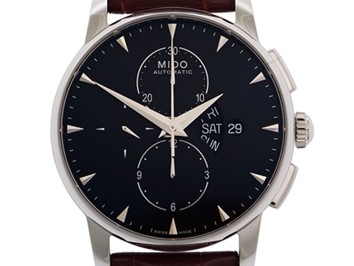 Mido Baroncelli Chronograph Stahl Automatik 42 mm Ungetragen