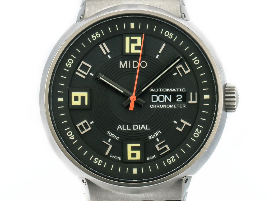 Mido All Dial Gent Titan Automatik Armband Titan 42mm Ungetragen