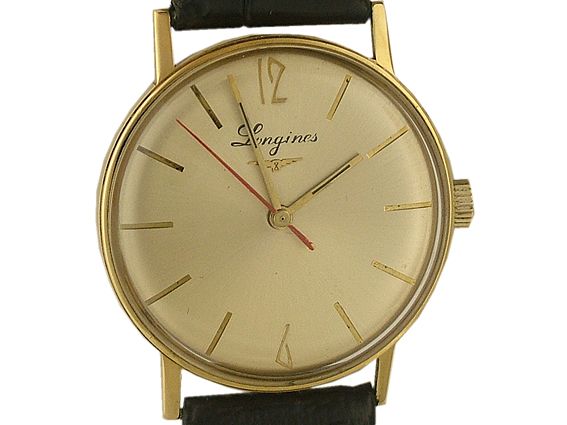 Longines Vintage 18kt Gelbgold Handaufzug "Universal Geneve" 33mm