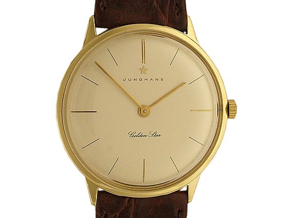 Junghans Golden Star Handaufzug Gelbgold Vintage 33mm Archive