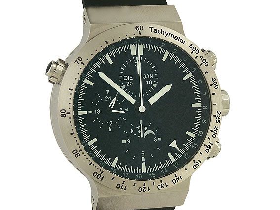 Temption Chronograph CGK205 Automatic Vollkalender Mondphase Kautschuk 43mm Neu