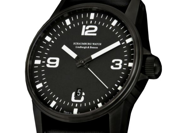 Schaumburg Watch Flightmatic Automatik Kal. SW20A PVD 42mm Neu