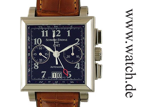 Schwarz Etienne Chronograph Carée GMT Automatic