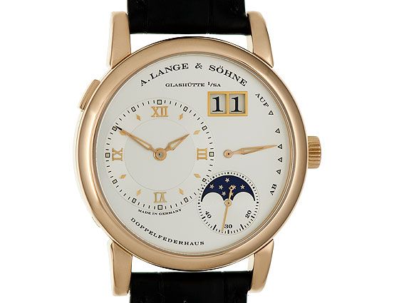 A. Lange & Söhne Lange 1 Mondphase 18kt Roségold Handaufzug 38mm