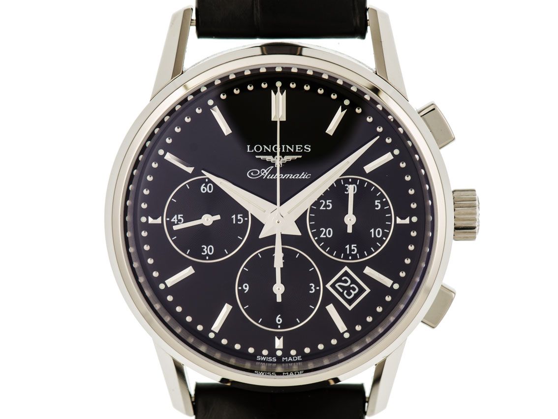 Longines Column Wheel Chronograph Stahl Automatik 40mm UVP 2.880