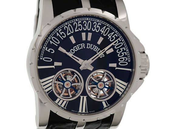 Roger Dubuis Excalibur Doppel Tourbillon limitiert 47mm wie Neu