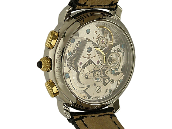 Maurice Lacroix Masterpiece Chronograph Handaufzug Stahl/Gelbgold 