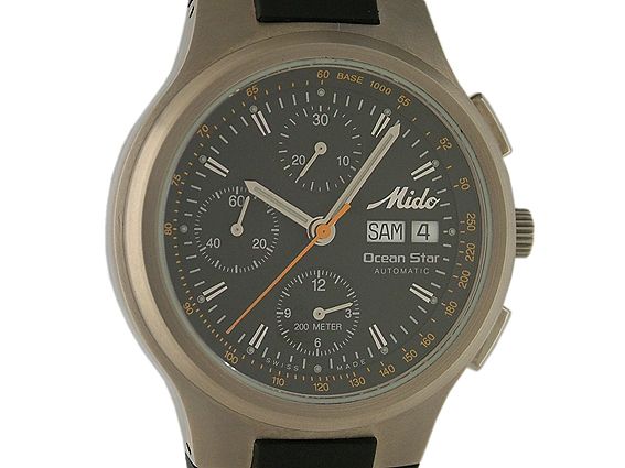 Mido Ocean Star Sport Automatic Chrono Titan 41mm - Archive 