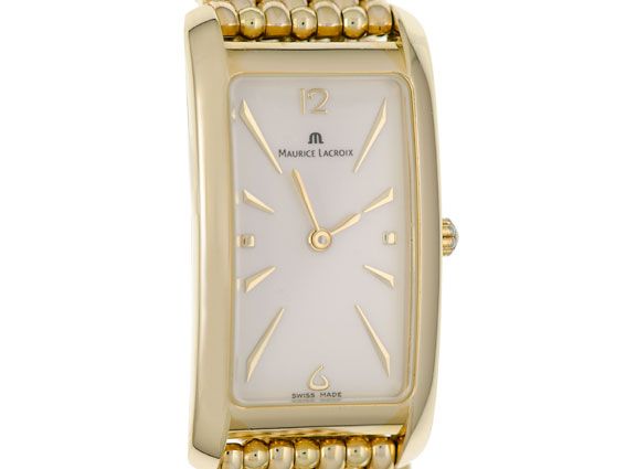 Maurice Lacroix Classic Quarz Gelbgold 39x21mm Archive germany