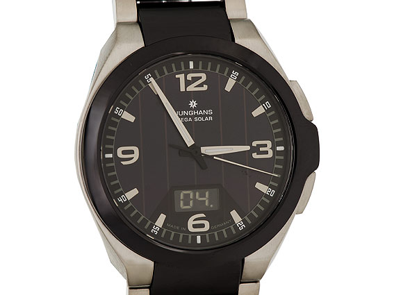 Junghans Spektrum Mega Solar Stahl Keramik Quarz 43mm Ungetragen