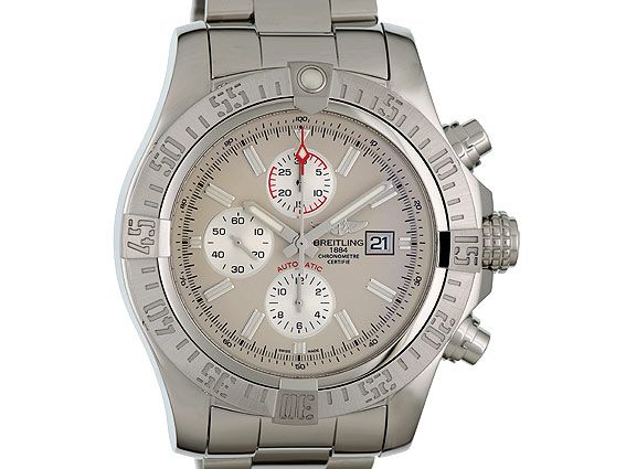 Breitling Super Avenger II Stahl Automatik Chronograph 48mm 