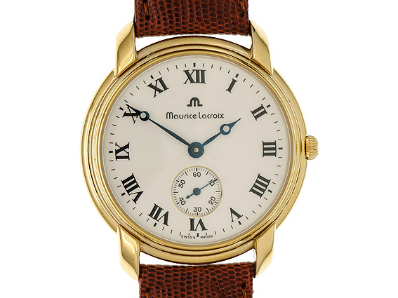 Maurice Lacroix Classic kleine Sekunde Gelbgold Handaufzug 36mm