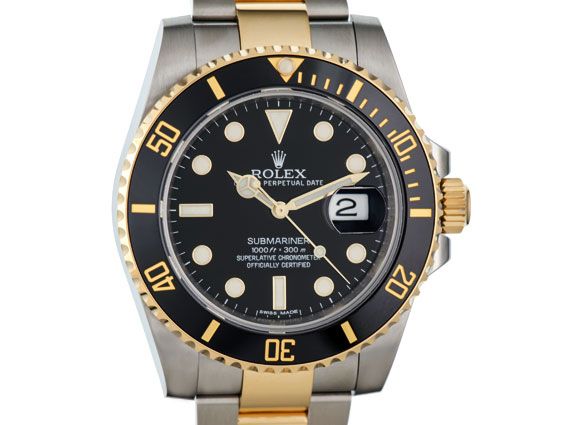 Rolex Submariner Date Stahl/Gelbgold Keramik Automatik 40mm Ref