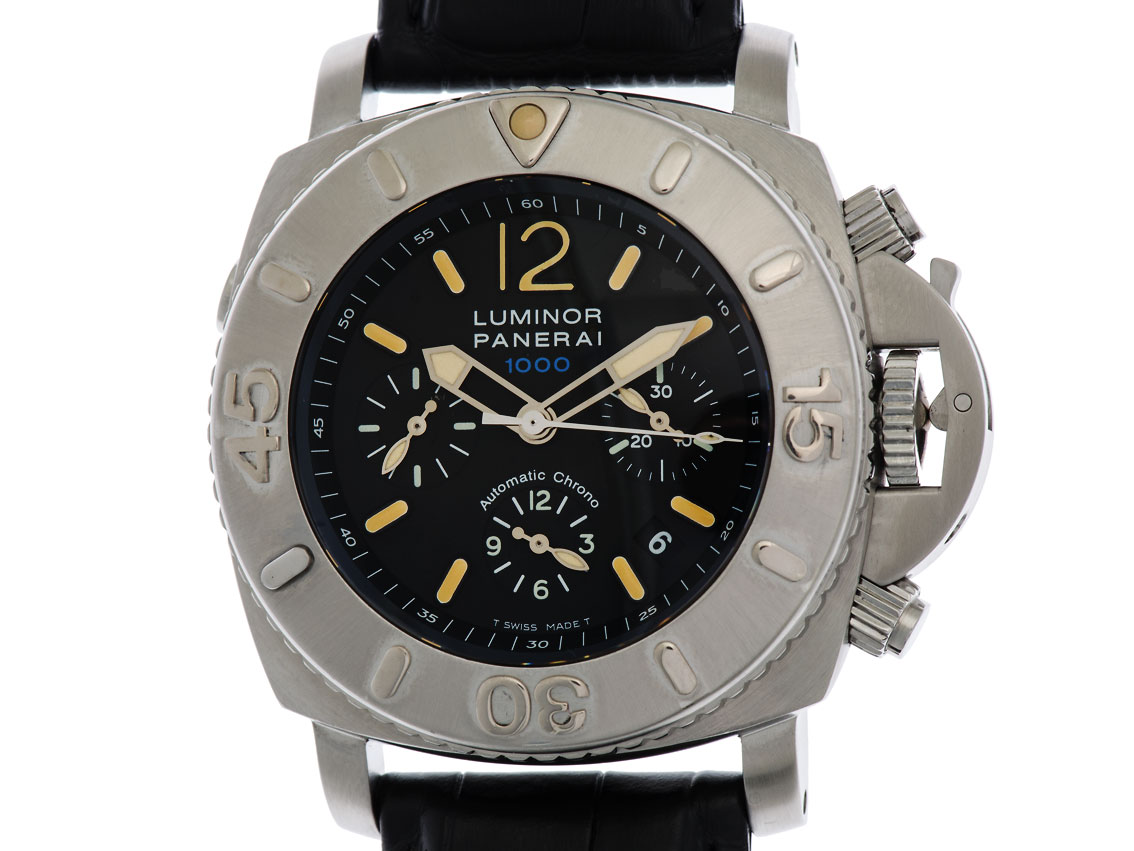 Panerai Luminor Submersible Chrono 1000 Stahl Automatik Limitiert