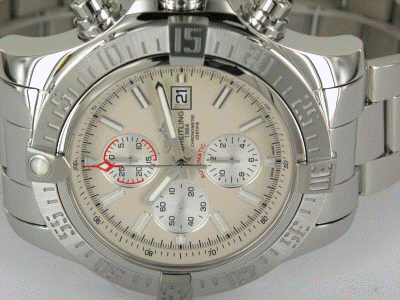Breitling Super Avenger II Stahl Automatik Chronograph 48mm  