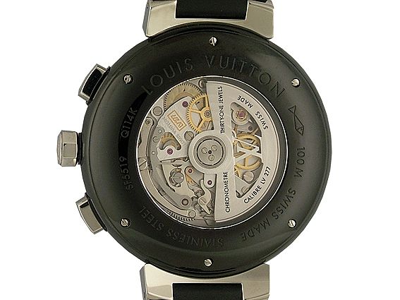 Louis Vuitton Tambour LV 277 Black Chronograph Chronometer 44mm UVP  11.200,- Ungetragen - Archive germany