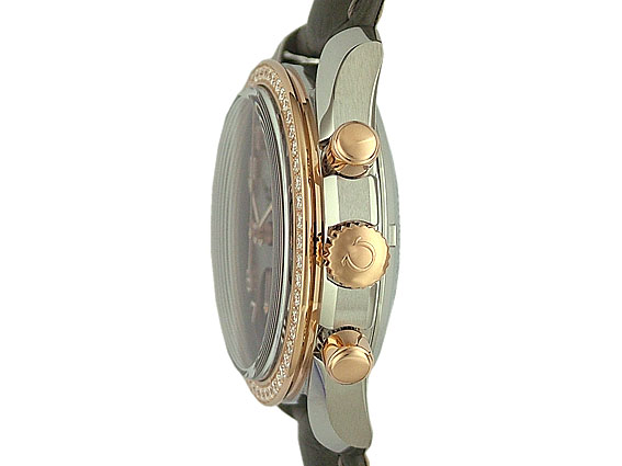 Omega Speedmaster Chronograph Lady Stahl/Roségold Diamond 38mm UVP  