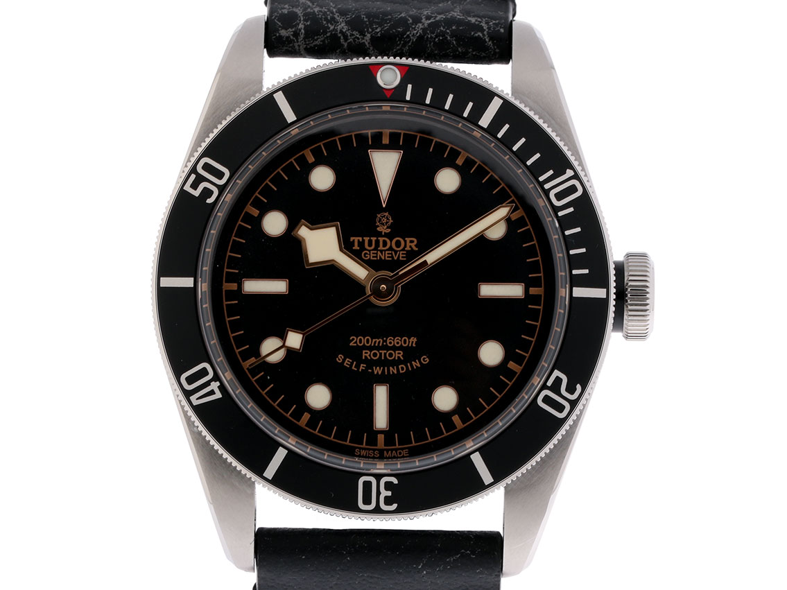 Tudor Heritage Black Bay Stahl Automatik Lederband 41mm UVP 2.900 